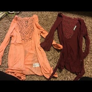 Maurice’s long sleeve cardigans